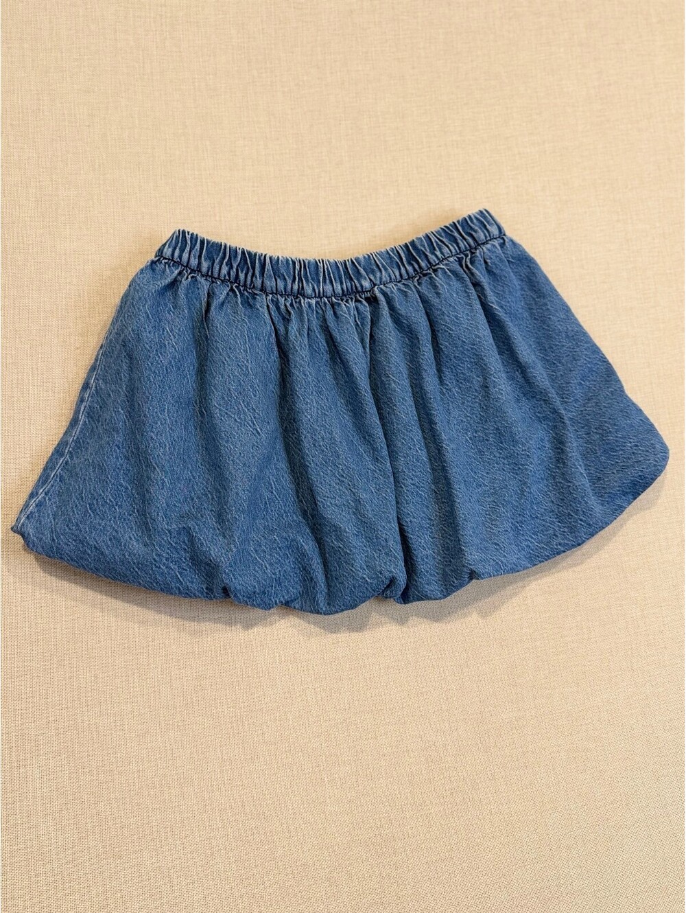 Dakota Blue denim Bubble Mini Skirt - Size Small